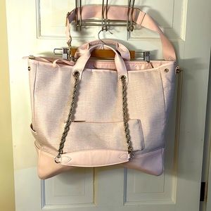 Pastel pink travel bag